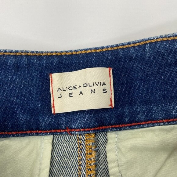 Alice + Olivia Narin Love Train Jeans 26 - Picture 10 of 15